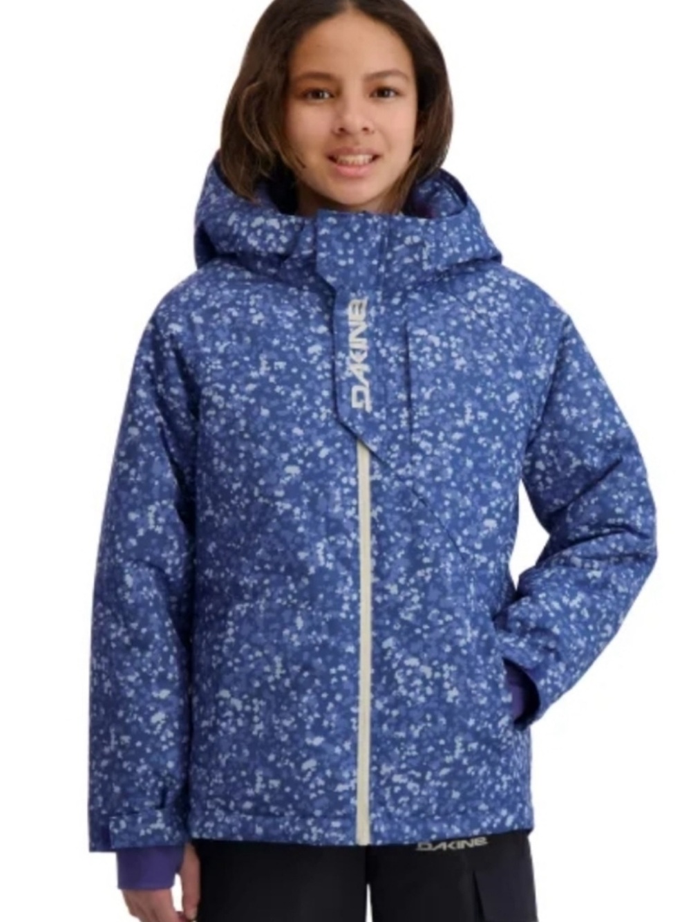 Dakine Youth Girls Purple Speckle Ski Snowboard Winter Coat Jacket